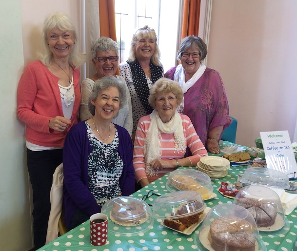 L to R: Marion, Diane, Sally, Ronwyne, Front: Wendy, Maggie.